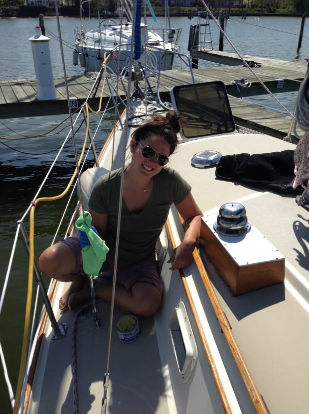 Drena Cleaning the Stainless