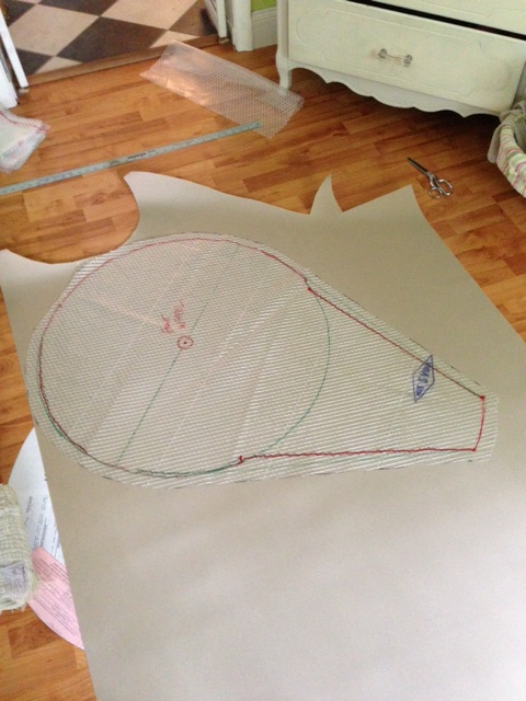 transferring pattern to canvas!