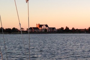 The crazy big mason we anchored in front of.