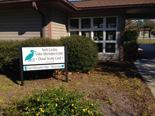 The Dismal Swamp Canal Visitor Center.  You could access it by boat or car!