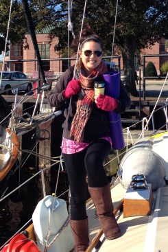 Yoga at 8:45 on Main Street at Elizabeth City Yoga was delish.