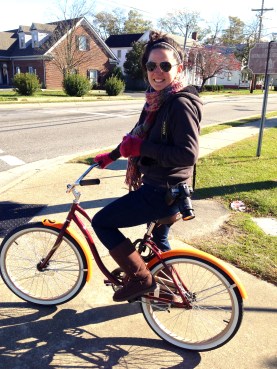Me, on a bike!