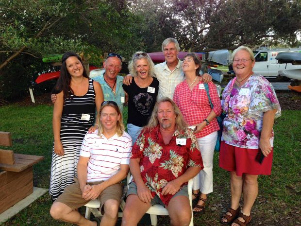 Some of the lovely folks from the potluck.  Also the ones who wanted to keep the party going ;)