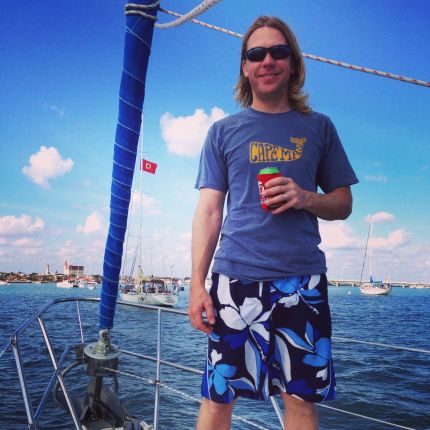 Finally, soaking up the sun!