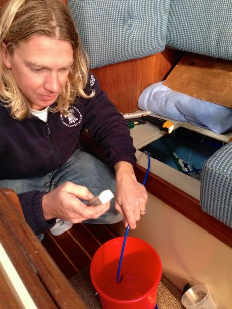 JR making water for the first time!