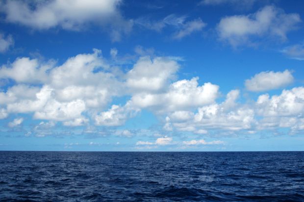 Beautiful, calm seas.