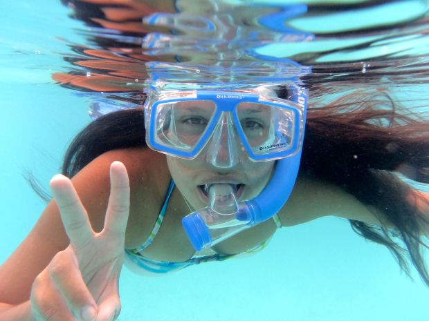 me snorkling
