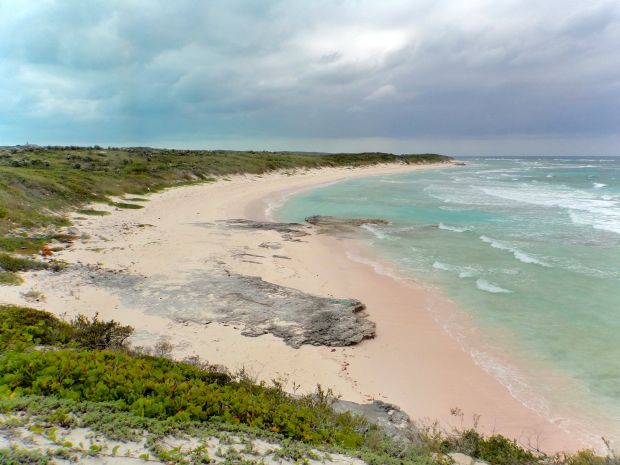 The beautiful oceanside beach in Long Island.