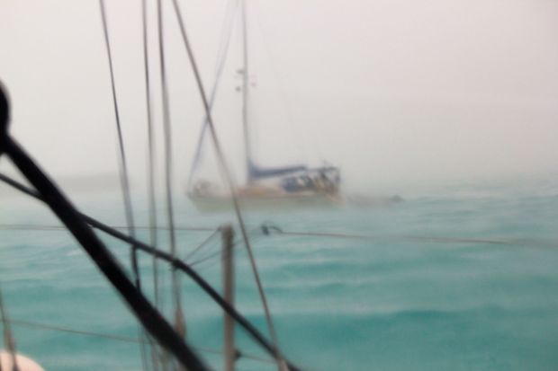 This is how hard it was raining! Where's Journey?! Thanks, Scott, for all the pictures <3