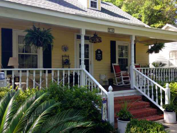One of the many lovely front porches...