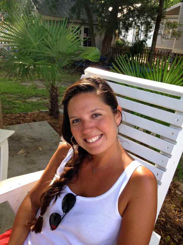 Me at Spike's Ice Cream Shop in Southport, NC.