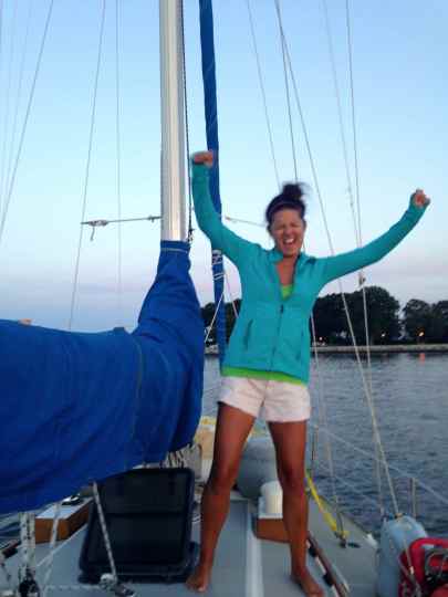 This would be me dancing on the deck to a Bruno Mars cover.  Good times :)