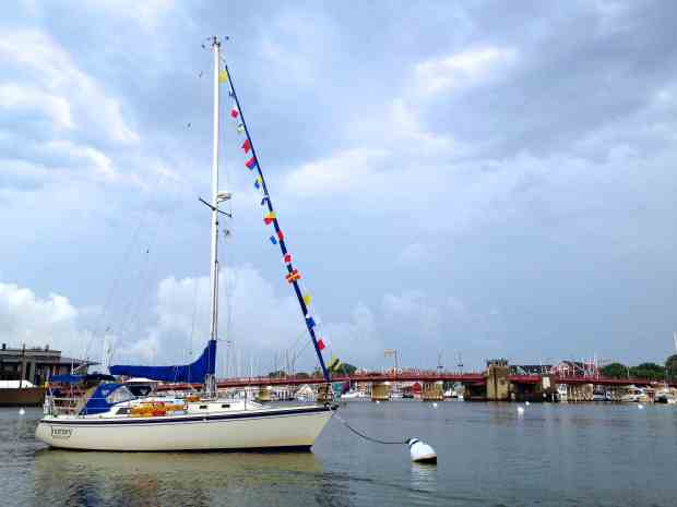 In her Sunday best :)