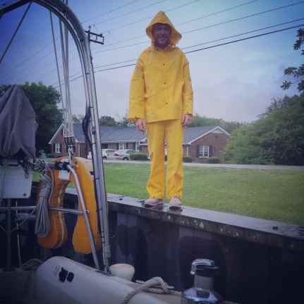 This was about 6 am during the worst of the storm as we saw it. Not too bad.