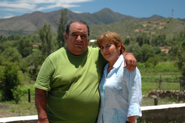 Daddy and Nancy in Coimata, Bolivia (a little town not too far away from Tarija).