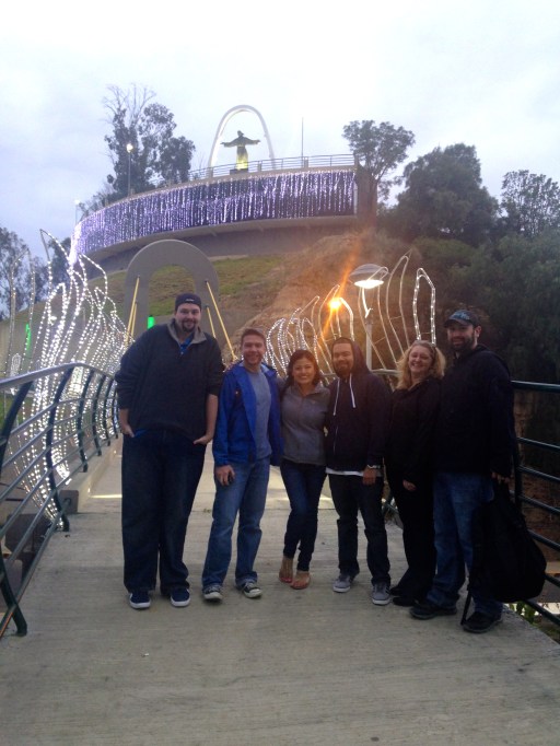 Our crew at the Mirador de la Loma de San Juan.