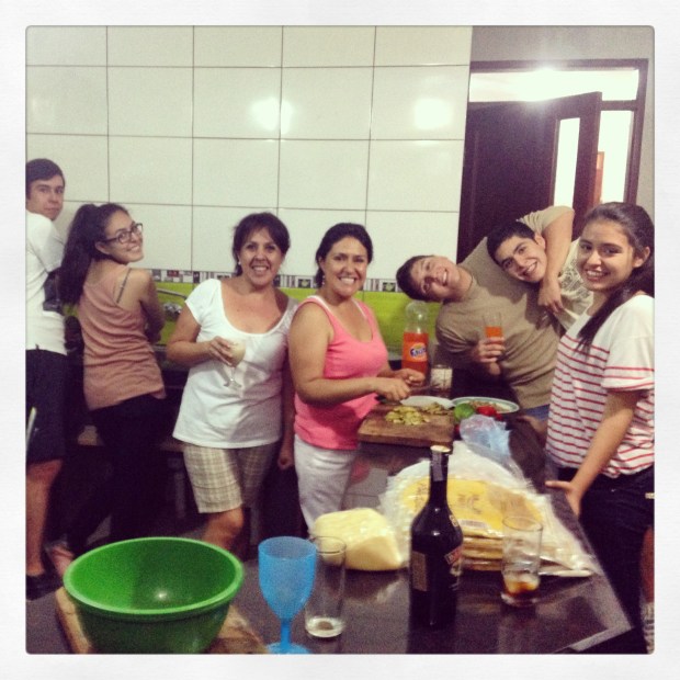 Pizza making at my cousin, Roxanna's house!