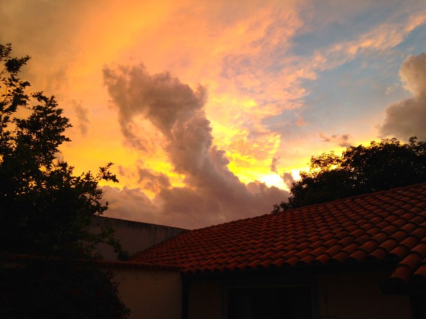 This sailor girl appreciates a good sunset no matter where we are!